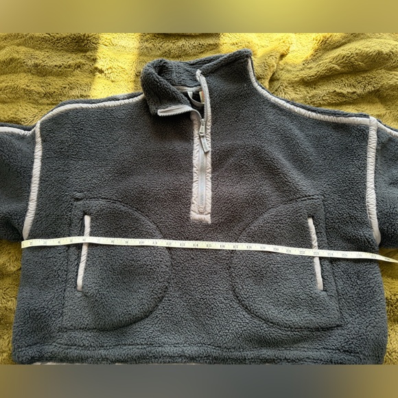 Free People Fleece 1/4 Zip Pullover - Picture 2 of 5